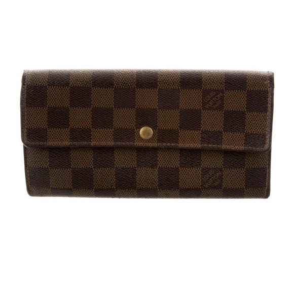 Louis Vuitton Brown Checkered Wallet - Picture 4 of 4